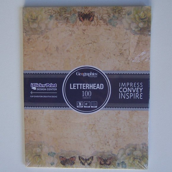 GEOGRAPHICS Marble Butterfly GeoPaper (100 sheets) - Picture 1 of 5